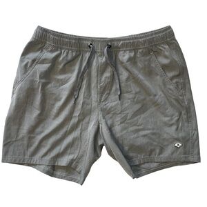 Burlebo Athletic Shorts With Liner Lightweight Grey Size Medium